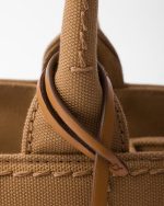 Prada Jardinière small cotton canvas handbag - Image 5